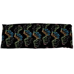 Multicolored Dna Strand Art Body Pillow Case (dakimakura) by ExtraAwesomeSauce