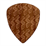 Multicolored DNA Strand Art Wood Guitar Pick (Set of 10) Front
