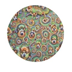 Surreal Abstract Early Ai Art Mini Round Pill Box (pack Of 5) by ExtraAwesomeSauce