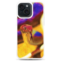 Vibrant Forked-tongue Snake Art Iphone 15 Plus Tpu Uv Print Case by ExtraAwesomeSauce