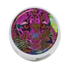 Pink And Purple Leopard 4-port Usb Hub (one Side) by ExtraAwesomeSauce