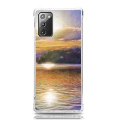Serene Sunset Over Water Samsung Galaxy Note 20 Tpu Uv Case by ExtraAwesomeSauce