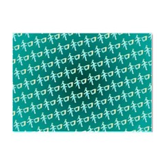 Peaceful Japanese Kanji Design Crystal Sticker (a4) by ExtraAwesomeSauce