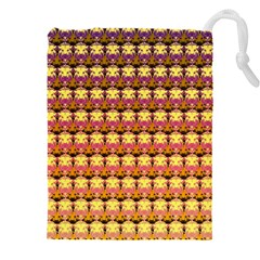 Gradient Lion Head Pattern Drawstring Pouch (4xl) by ExtraAwesomeSauce