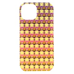 Gradient Lion Head Pattern Iphone 15 Black Uv Print Pc Hardshell Case by ExtraAwesomeSauce