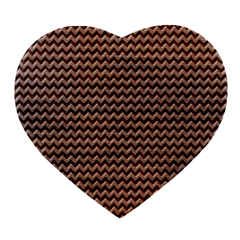 Chevron Pattern Heart Wood Jewelry Box by ytdream