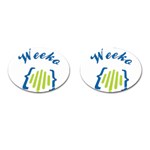 Weeko Cufflinks (Oval) Front(Pair)