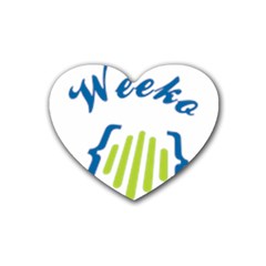 Weeko Rubber Coaster (heart) by bego