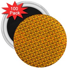 Pixel Art Mushroom Pattern 3  Magnets (100 Pack) by ExtraAwesomeSauce