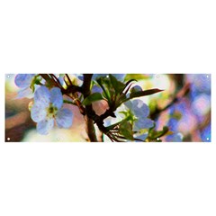 Springtime Pear Tree Blossoms Banner And Sign 12  X 4  by ExtraAwesomeSauce