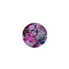  Blend On Pink 1  Mini Buttons by kaleidomarblingart