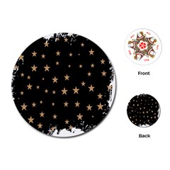 Little Stars Pattern Playing Cards Single Design (round) by ConteMonfrey
