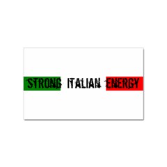 Strong Italian Energy Sticker (rectangular) by ConteMonfrey