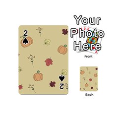 Halloween Fall Pattern Playing Cards 54 Designs (mini) by Apenda