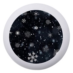 Snowflakes Snow Snowfall Snowing Dento Box With Mirror by Apenda