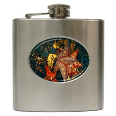 Stars Lanterns Lighting Hip Flask (6 Oz) by Apenda