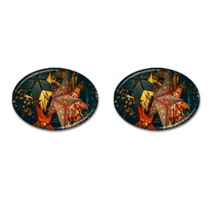 Stars Lanterns Lighting Cufflinks (oval) by Apenda