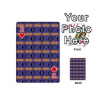 Bitcoin Logo Pattern Playing Cards 54 Designs (Mini) Front - Heart2