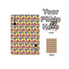 Colorful Bitcoin Pattern Playing Cards 54 Designs (mini) by ExtraAwesomeSauce