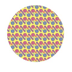 Colorful Bitcoin Pattern Mini Round Pill Box (pack Of 5) by ExtraAwesomeSauce