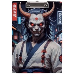 Demon Samurai A4 Acrylic Clipboard by AwesomeSauce
