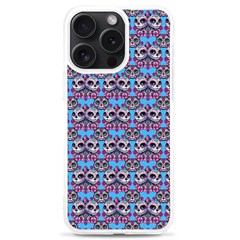 Colorful Sugar Skull Cat Pattern Iphone 15 Pro Max Tpu Uv Print Case by ExtraAwesomeSauce