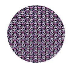 Sugar Skull Cat Pattern Mini Round Pill Box (pack Of 5) by ExtraAwesomeSauce
