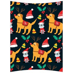 Funny Christmas Pattern Background Back Support Cushion by Ket1n9