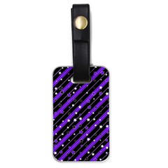 Christmas Paper Star Texture Luggage Tag (one Side) by Ket1n9
