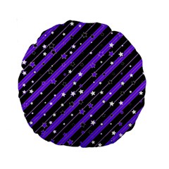Christmas Paper Star Texture Standard 15  Premium Round Cushions by Ket1n9