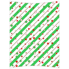 Christmas Paper Stars Pattern Texture Background Colorful Colors Seamless Back Support Cushion by Ket1n9