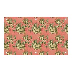 Retro 1880s Flowers Pattern 12 Banner And Sign 5  X 3  by violetheavensky