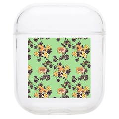 Retro 1880s Flowers Pattern 24 Soft Tpu Airpods 1/2 Case by violetheavensky