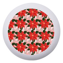 Poinsettia Pattern Seamless Pattern Christmas Xmas Dento Box With Mirror by Paksenen