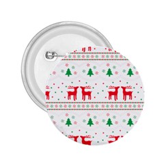 Red Green And Blue Christmas Themed Illustration 2 25  Buttons by Paksenen