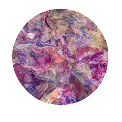 Pour With Cat Mini Round Pill Box (pack Of 3) by kaleidomarblingart