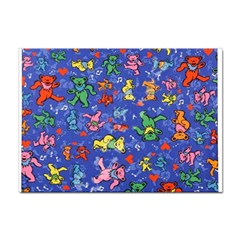 Grateful Dead Dancing Bears Pattern Sticker A4 (100 Pack) by Salmanaz77