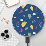 Cute Korean Pattern Wireless Fast Charger(White) Front