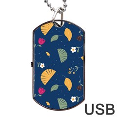 Cute Korean Pattern Dog Tag Usb Flash (two Sides) by designsbymallika