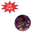 Stars Christmas Advent 1  Mini Buttons (100 pack)  Front