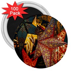 Star Lantern Lighting 3  Magnets (100 Pack) by Paksenen