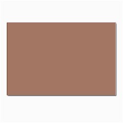Mocha Mousse Hex Code #a47864 Postcard 4 x 6  (pkg Of 10) by dressshop