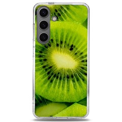 Kiwi Fruits, Close-up, Exotic Fruit Samsung Galaxy S24 6 2 Inch Tpu Uv Case by kyorashop23