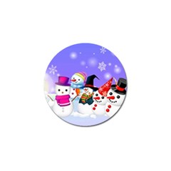 Let s Have Fun With Snowmen Golf Ball Marker (10 Pack) by kyorashop23