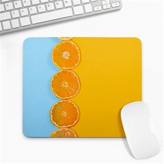 Orange, Slices, Fruit, Citrus Large Mousepad by kyorashop23