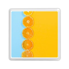 Orange, Slices, Fruit, Citrus Memory Card Reader (square) by kyorashop23