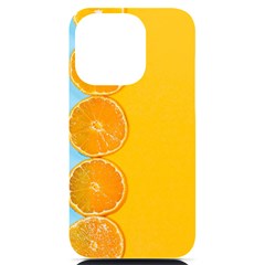 Orange, Slices, Fruit, Citrus Iphone 14 Pro Black Uv Print Pc Hardshell Case by kyorashop23