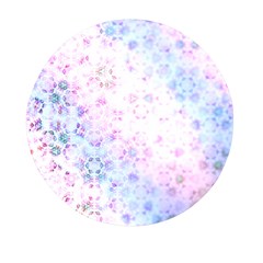 Digital Art Artwork Abstract Pink Purple Mini Round Pill Box (pack Of 3) by Dutashop