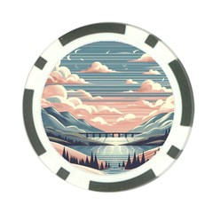 Artwork Painting Sculpture Nature Poker Chip Card Guard by Salmanaz77