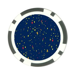 Christmas Sky Happy Poker Chip Card Guard (10 Pack) by Dutashop